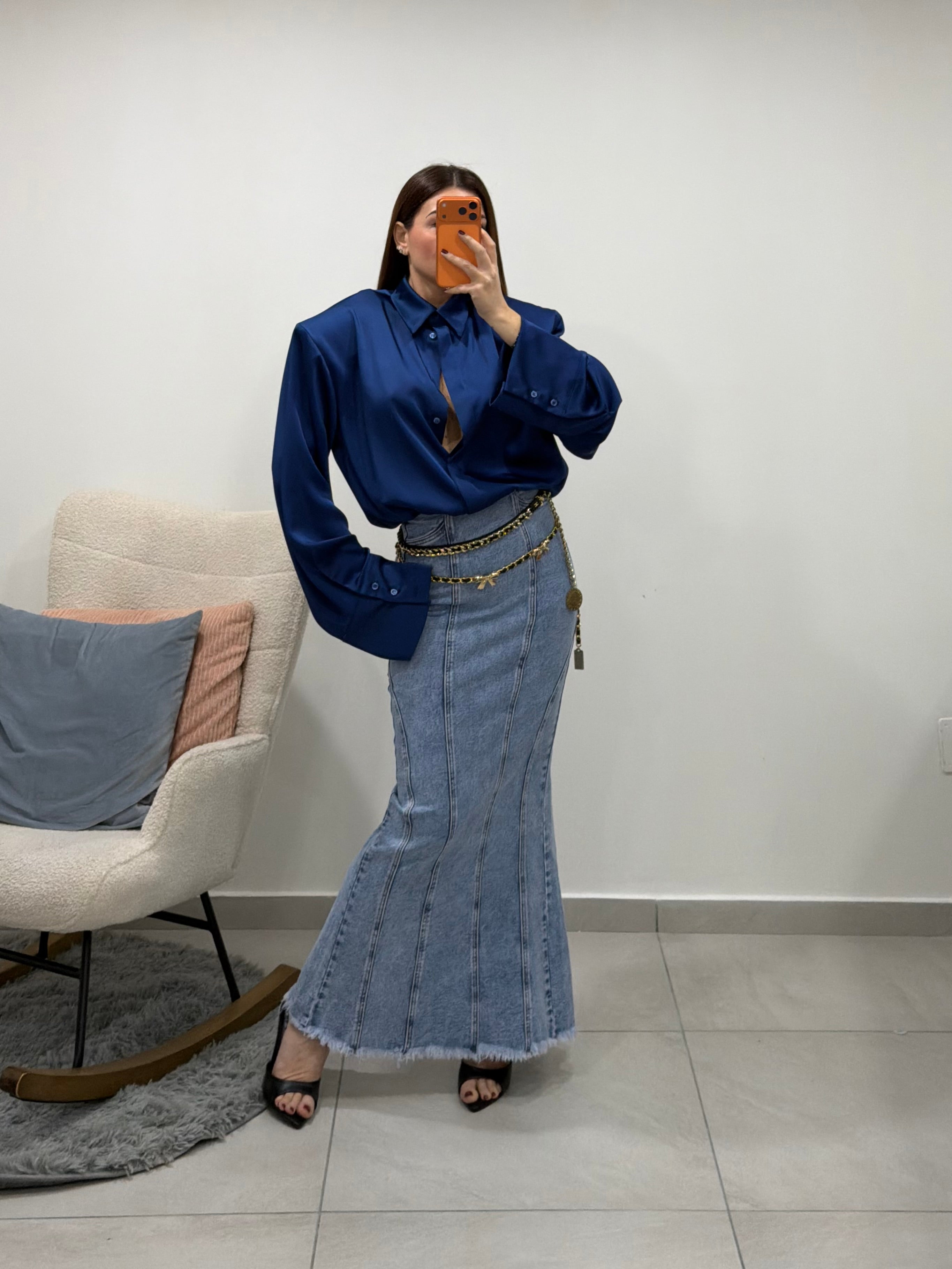 Camicia Satin Top