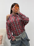 Camicia Ceck scollata