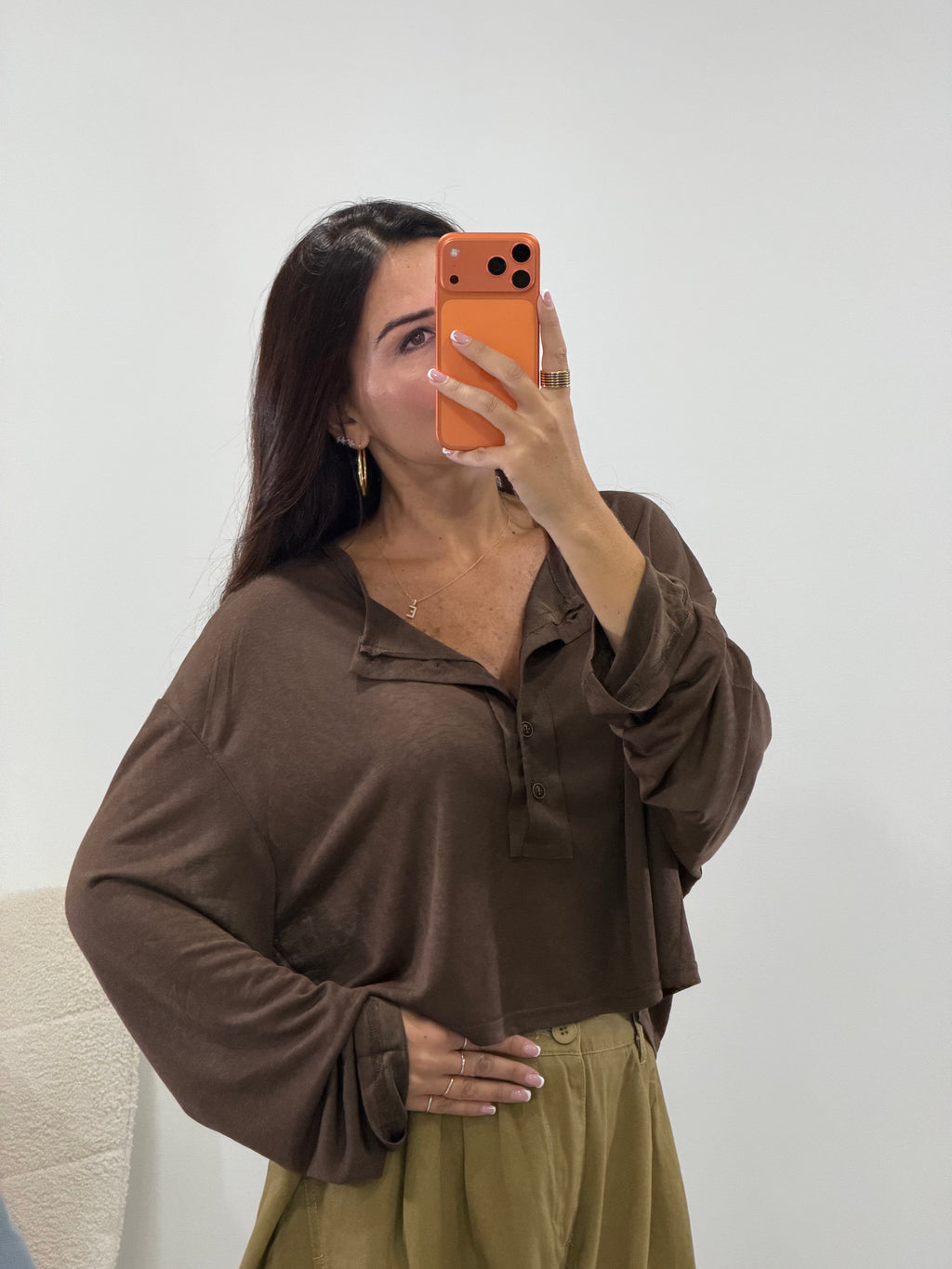 Longsleve Serafino Wonder Crop