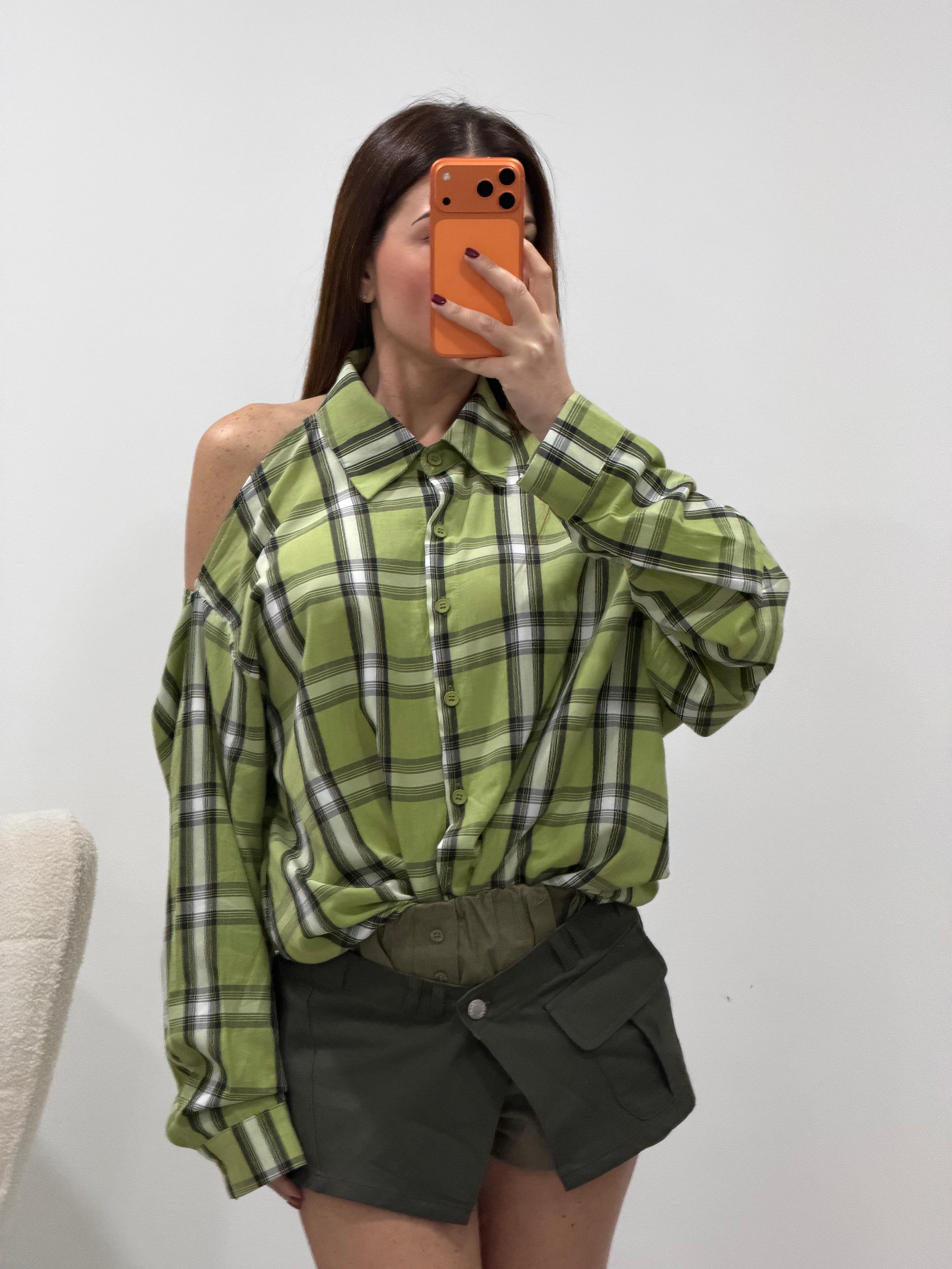 Camicia Ceck scollata