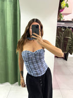 Corpetto Tartan