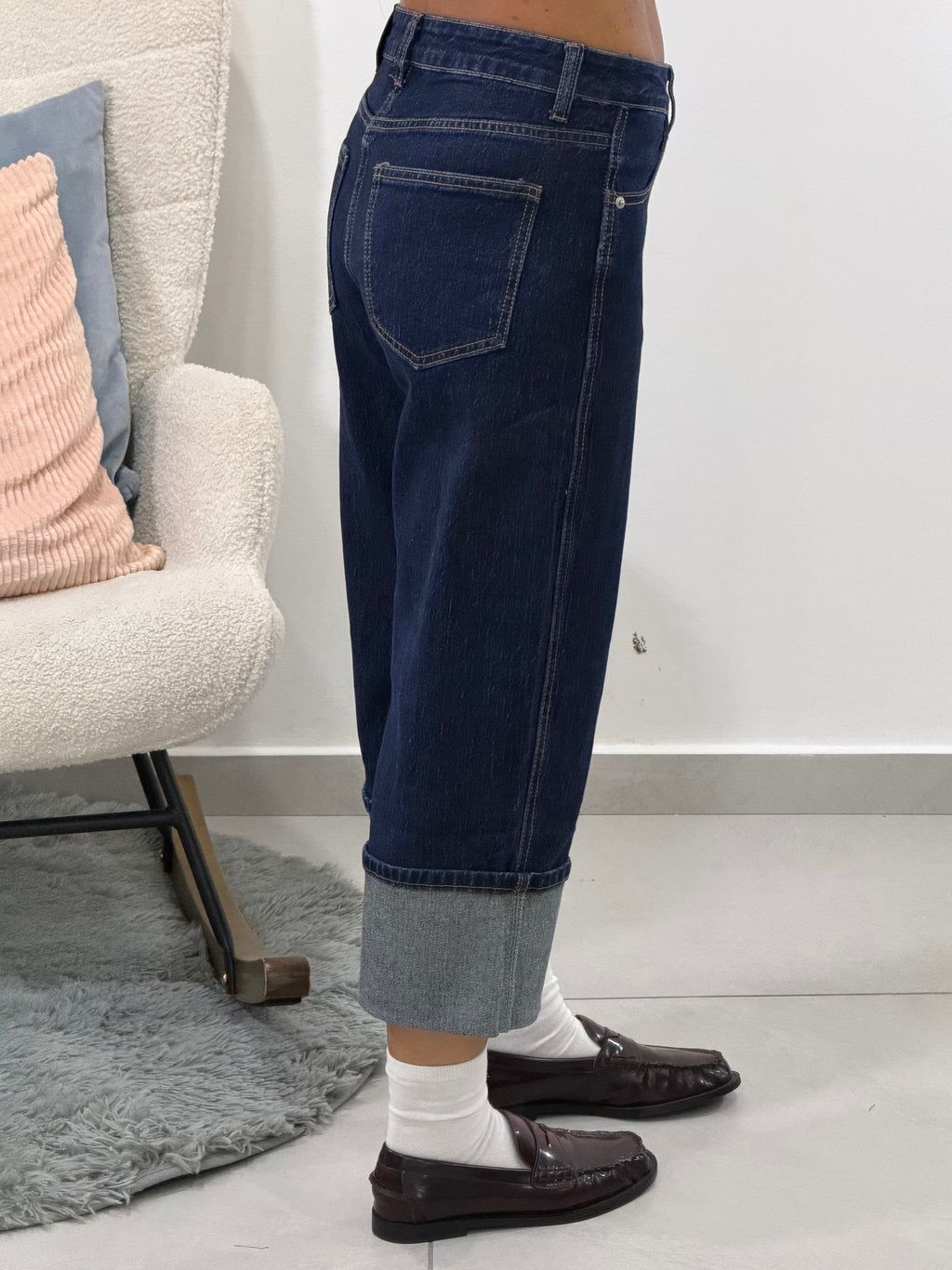 Bermudone Maxy Risvolto