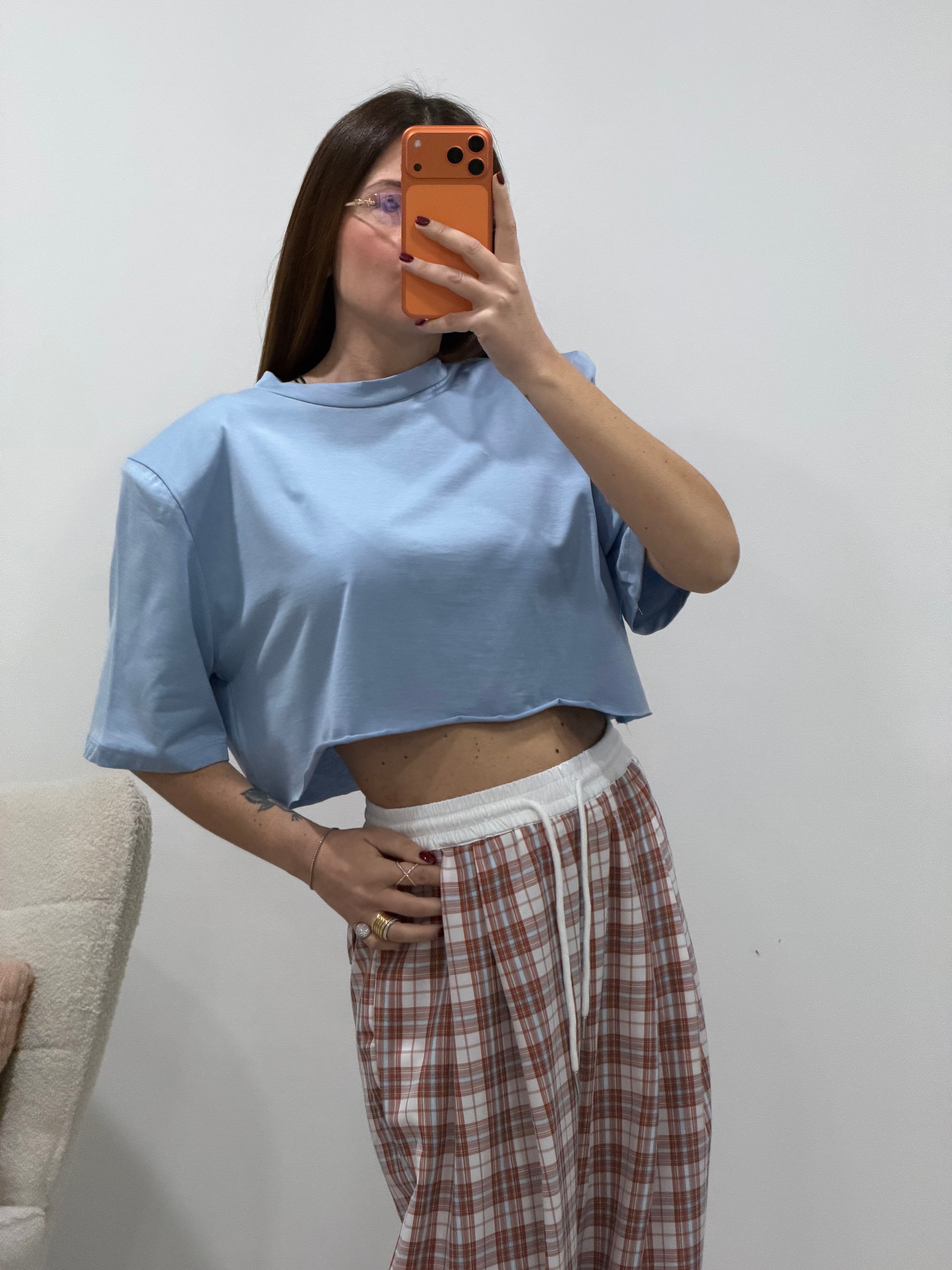 T-Shirt crop Just