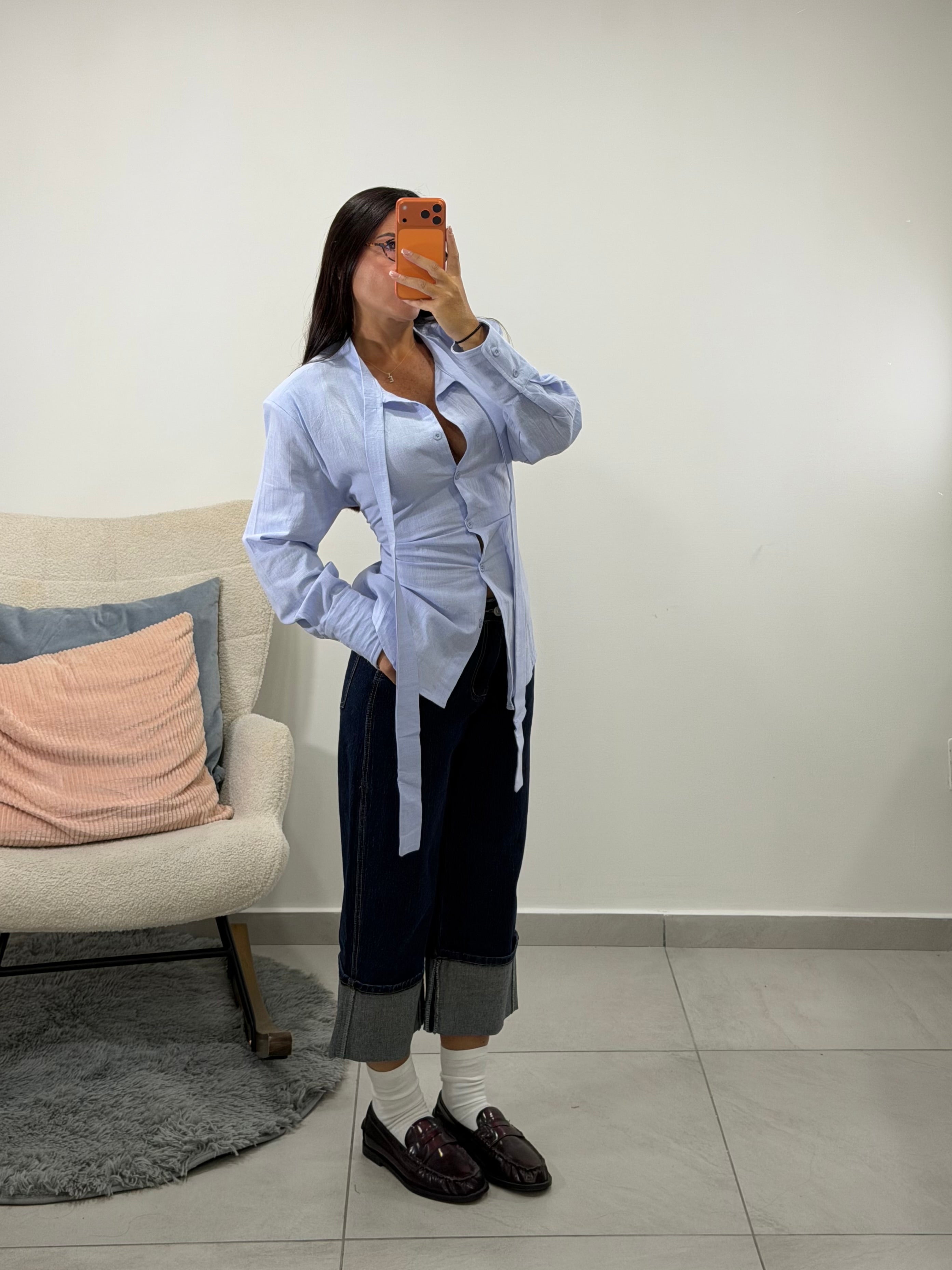 Bermudone Maxy Risvolto