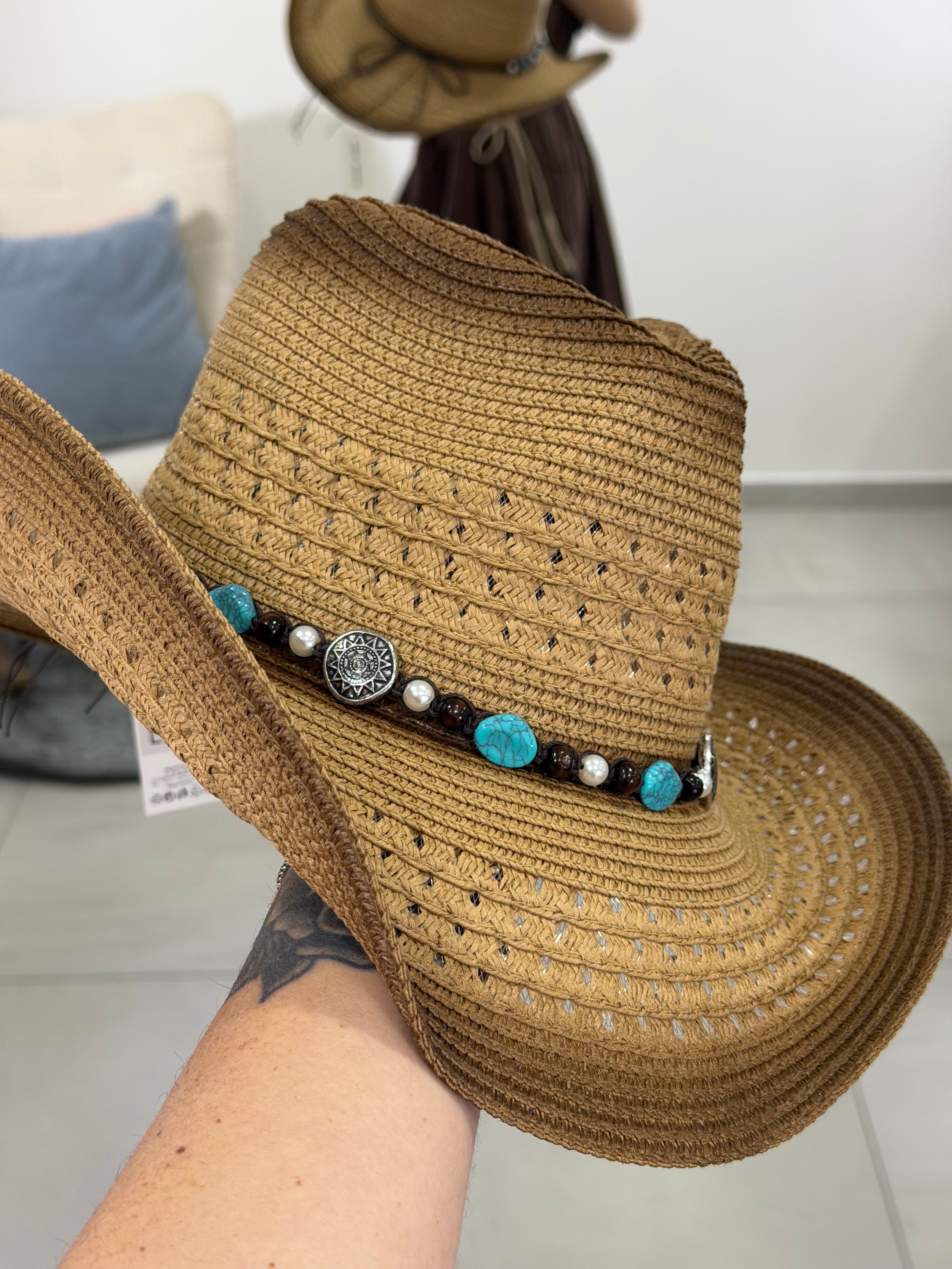 Cappello Panama gioiello