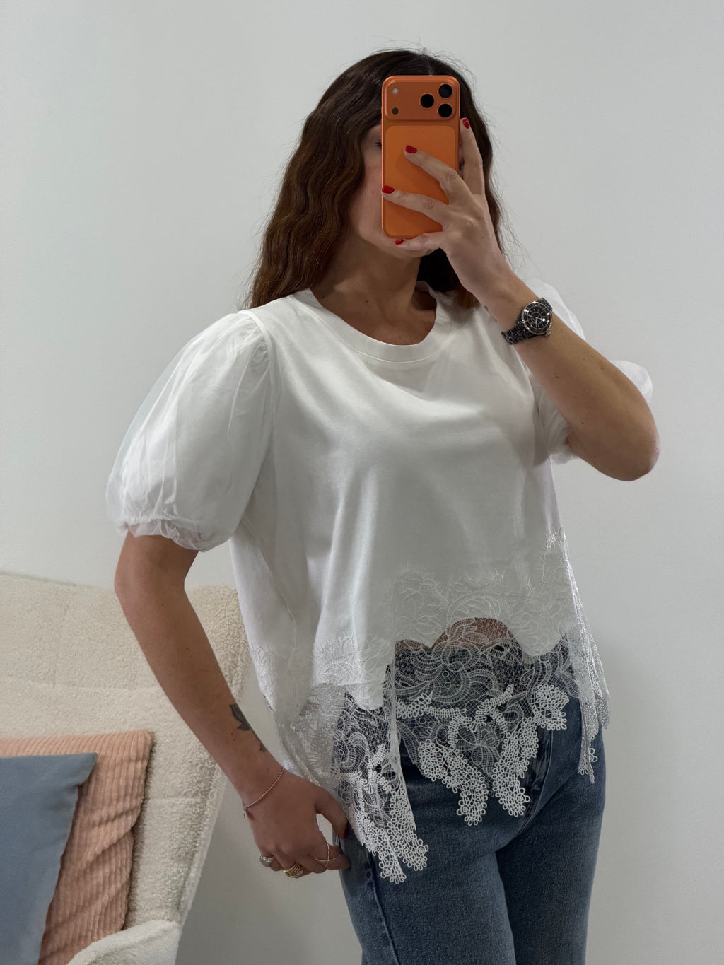 T-shirt macramè