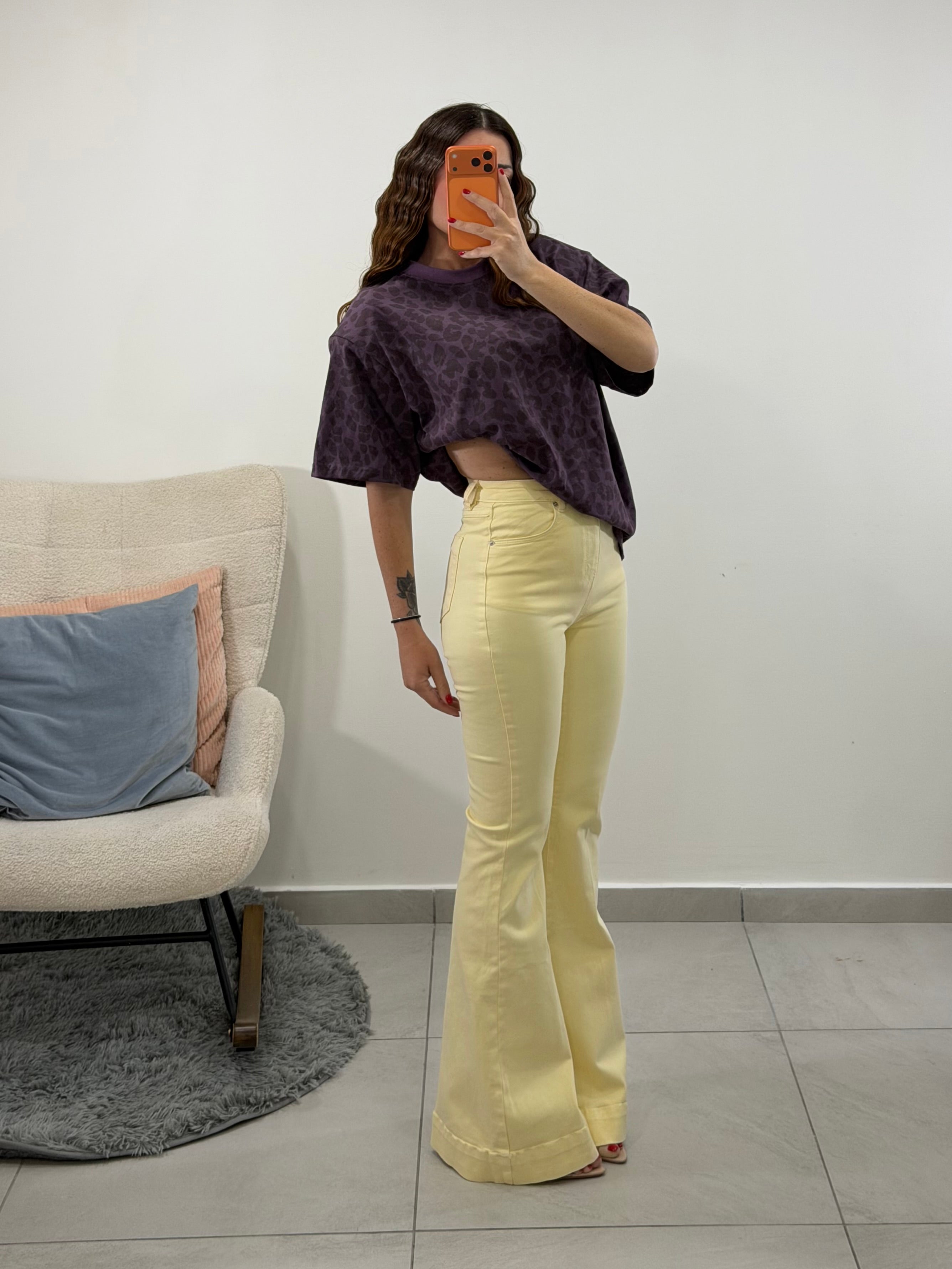 Jeans zampa modellante