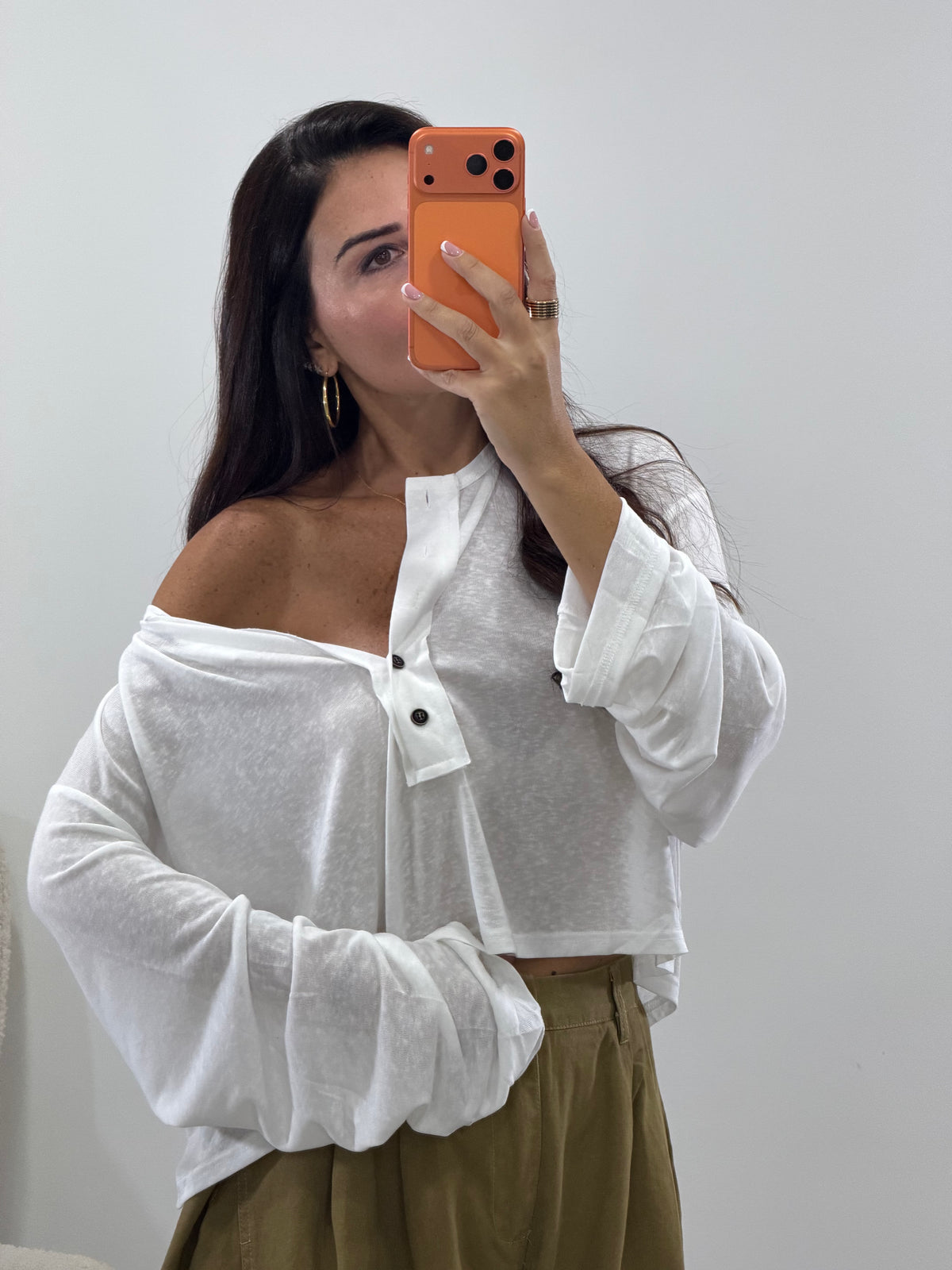 Longsleve Serafino Wonder Crop