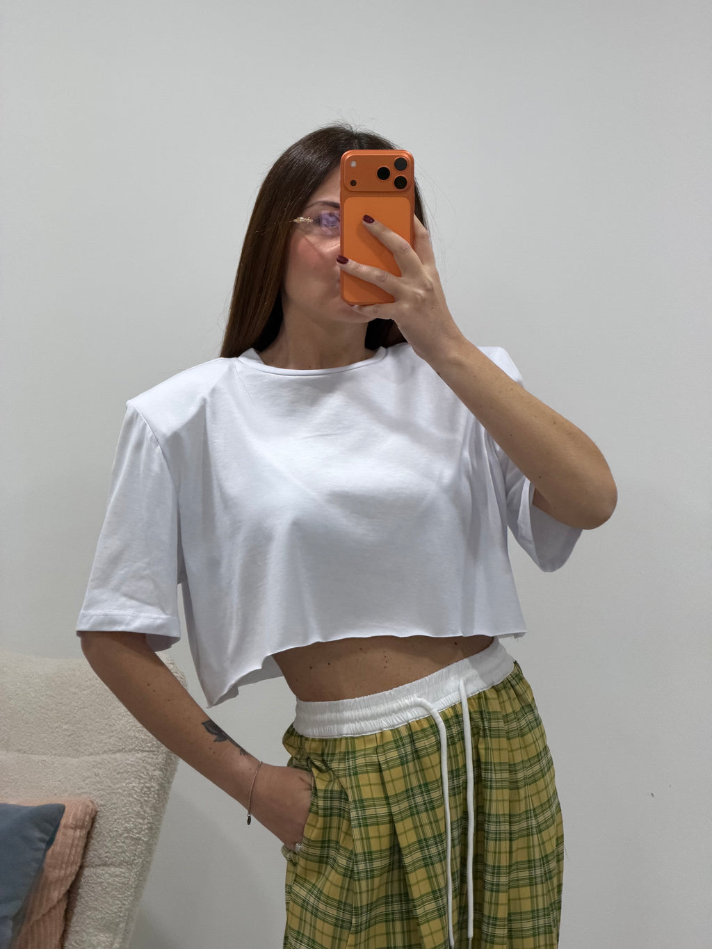 T-Shirt crop Just