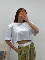 T-Shirt crop Just