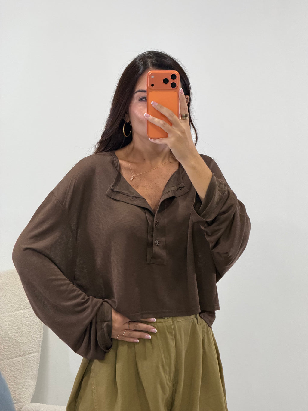 Longsleve Serafino Wonder Crop