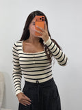Body costina riga pizzo