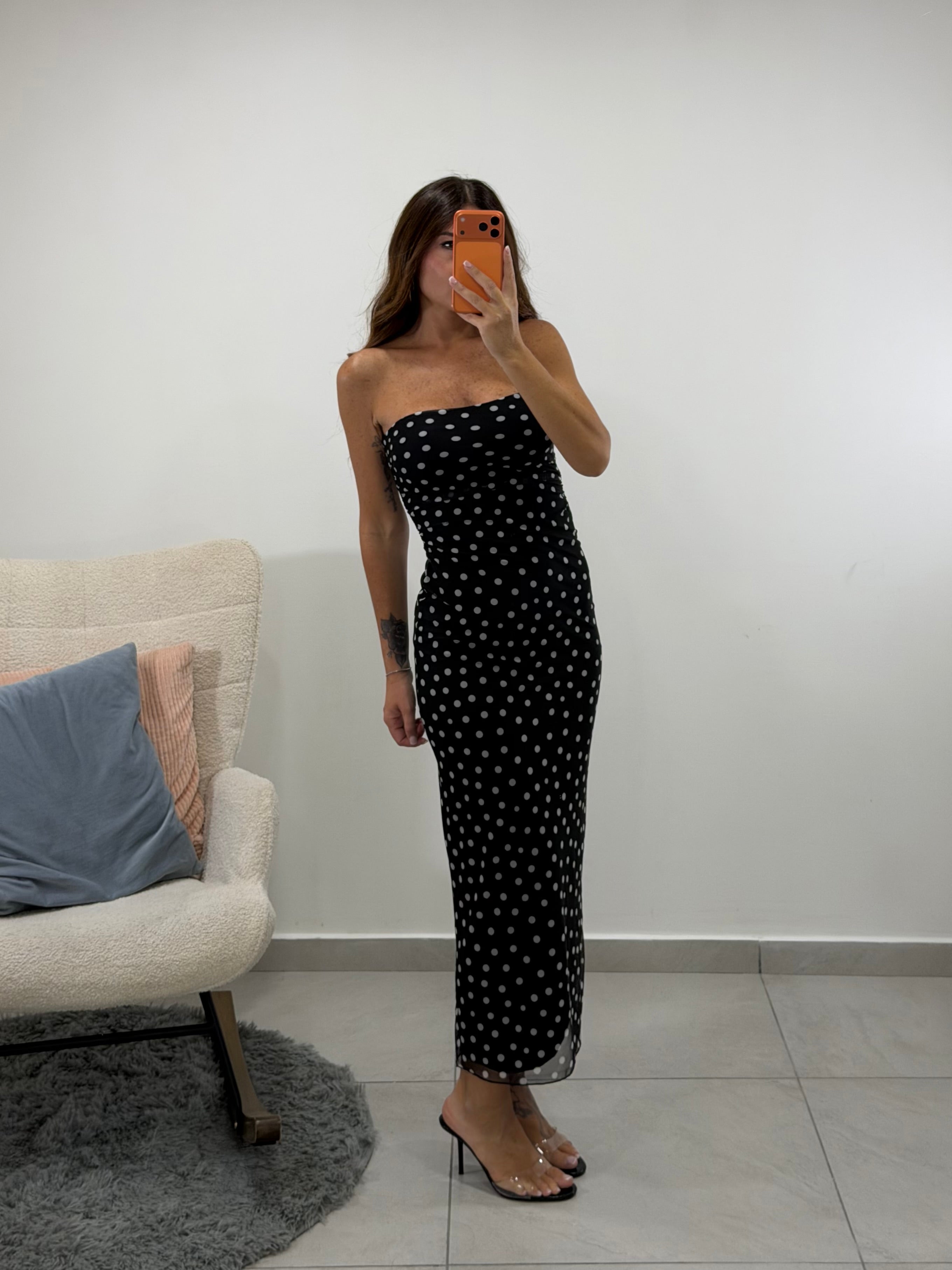 Dress modellante Pois