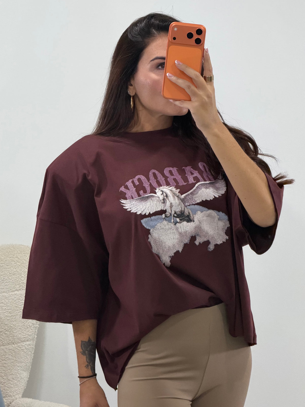 T-shirt By Barock cavallo alato