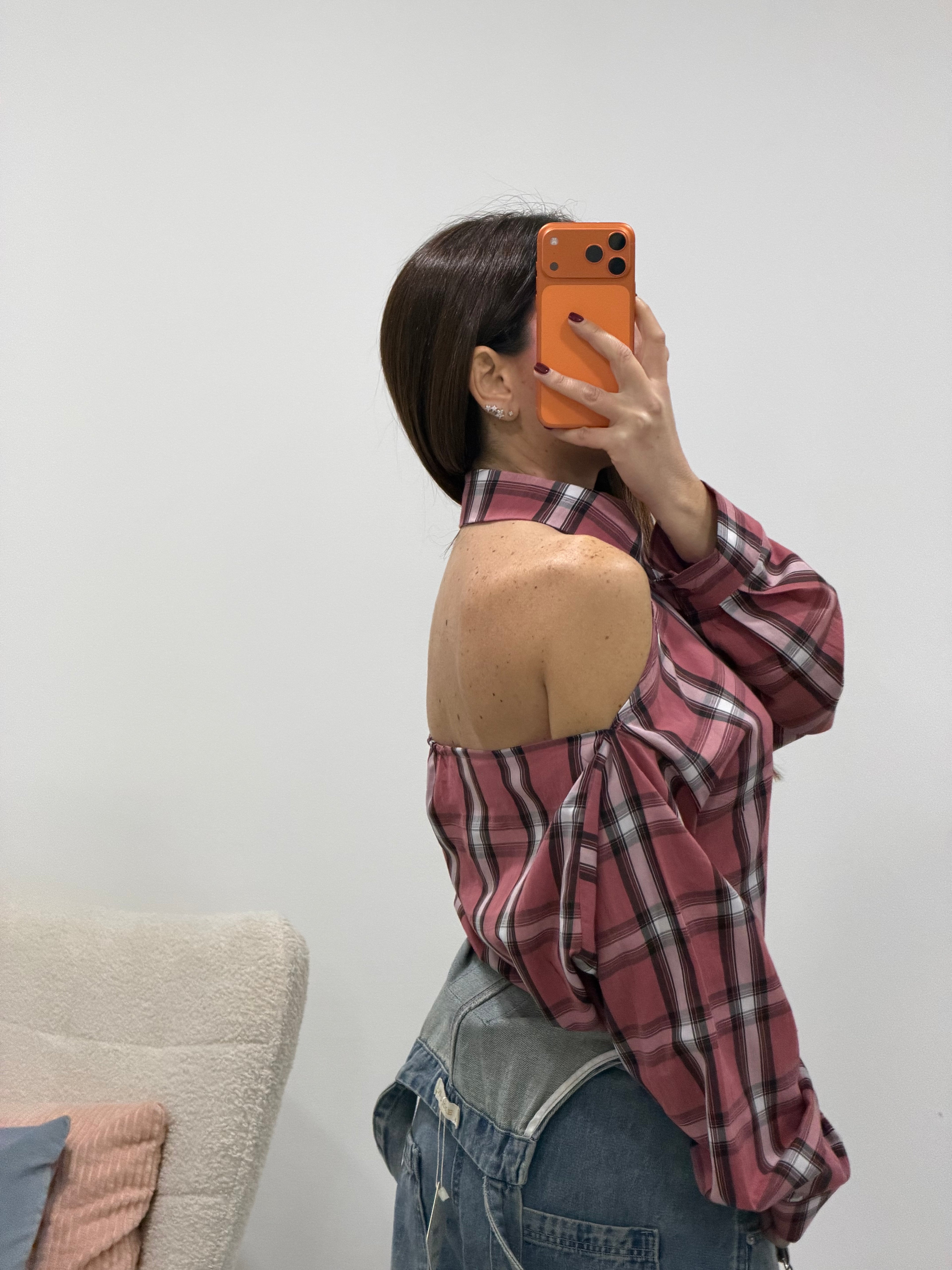 Camicia Ceck scollata