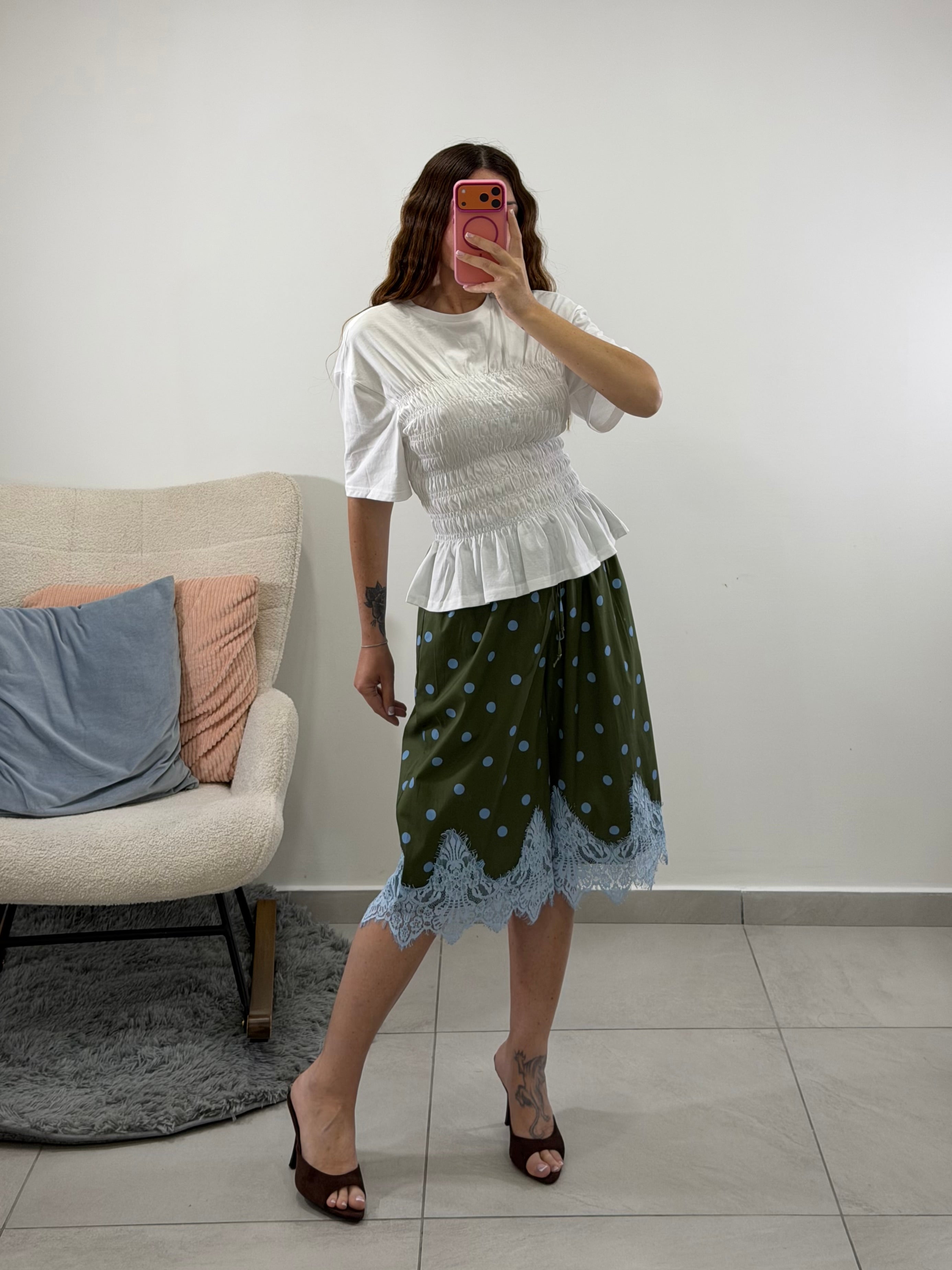 Bermuda Pizzo Pois by Lumina