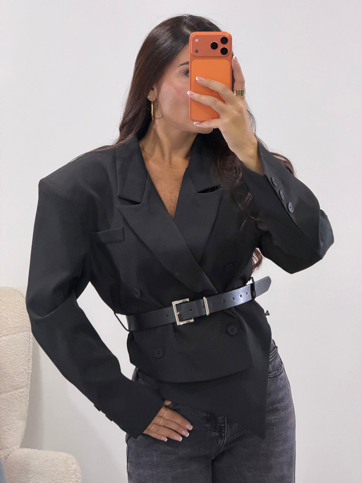 Blazer Mini Top