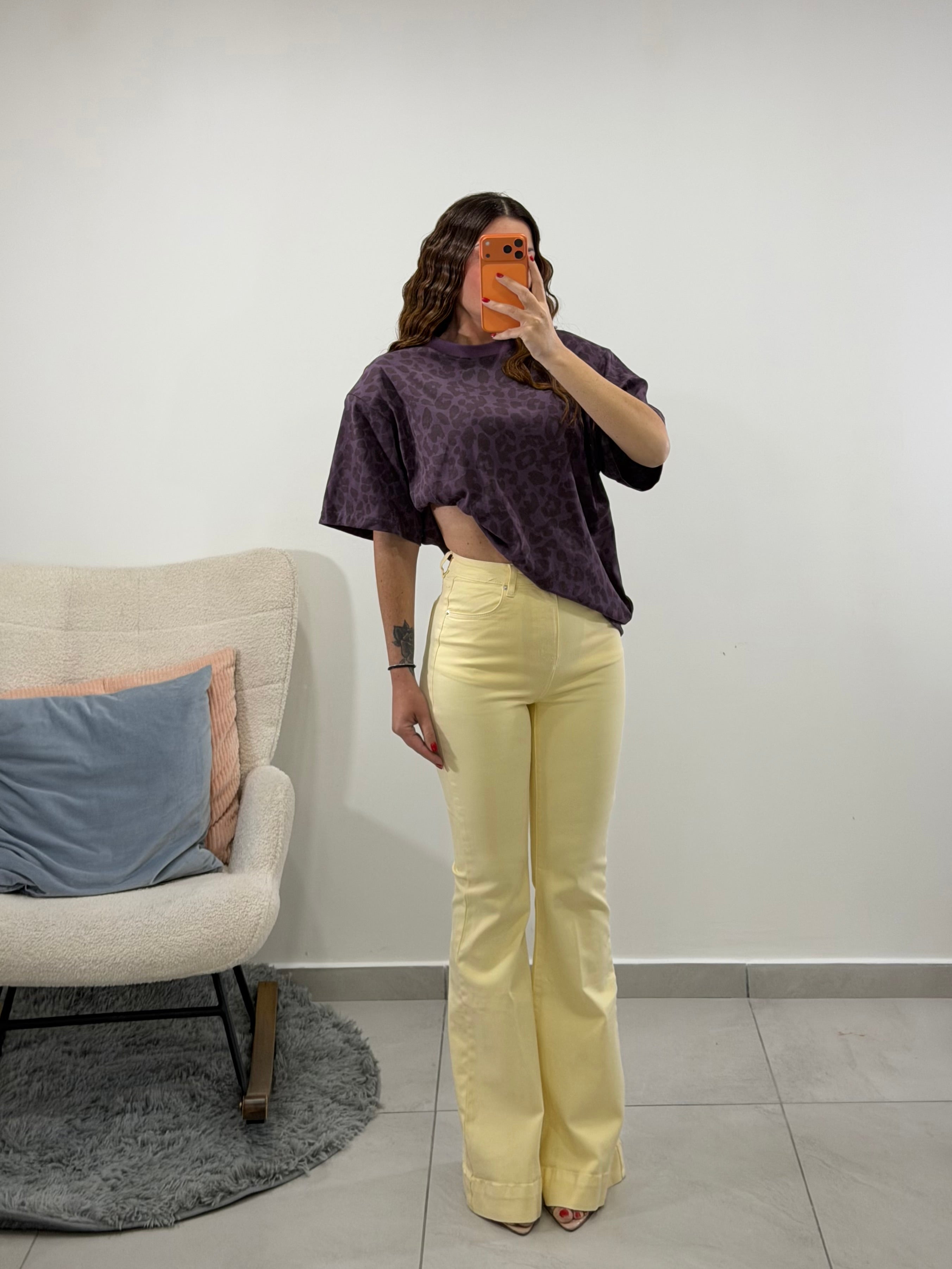 Jeans zampa modellante