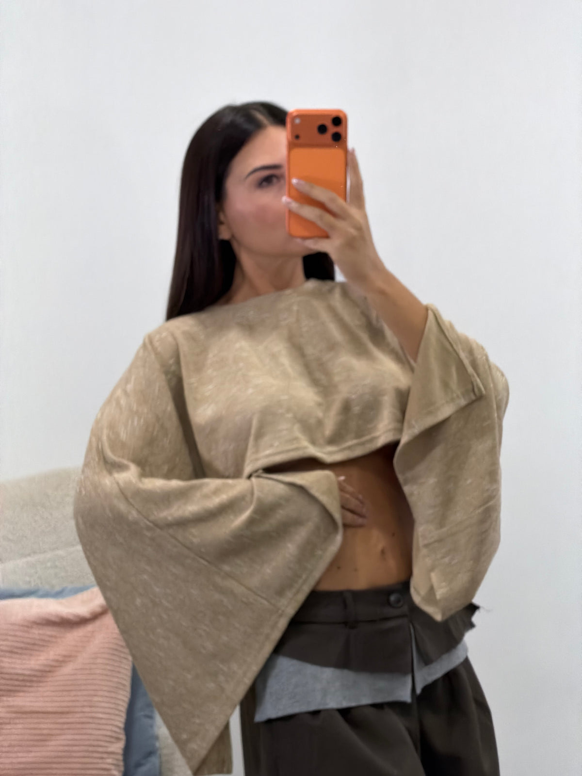 Maglia crop Dea