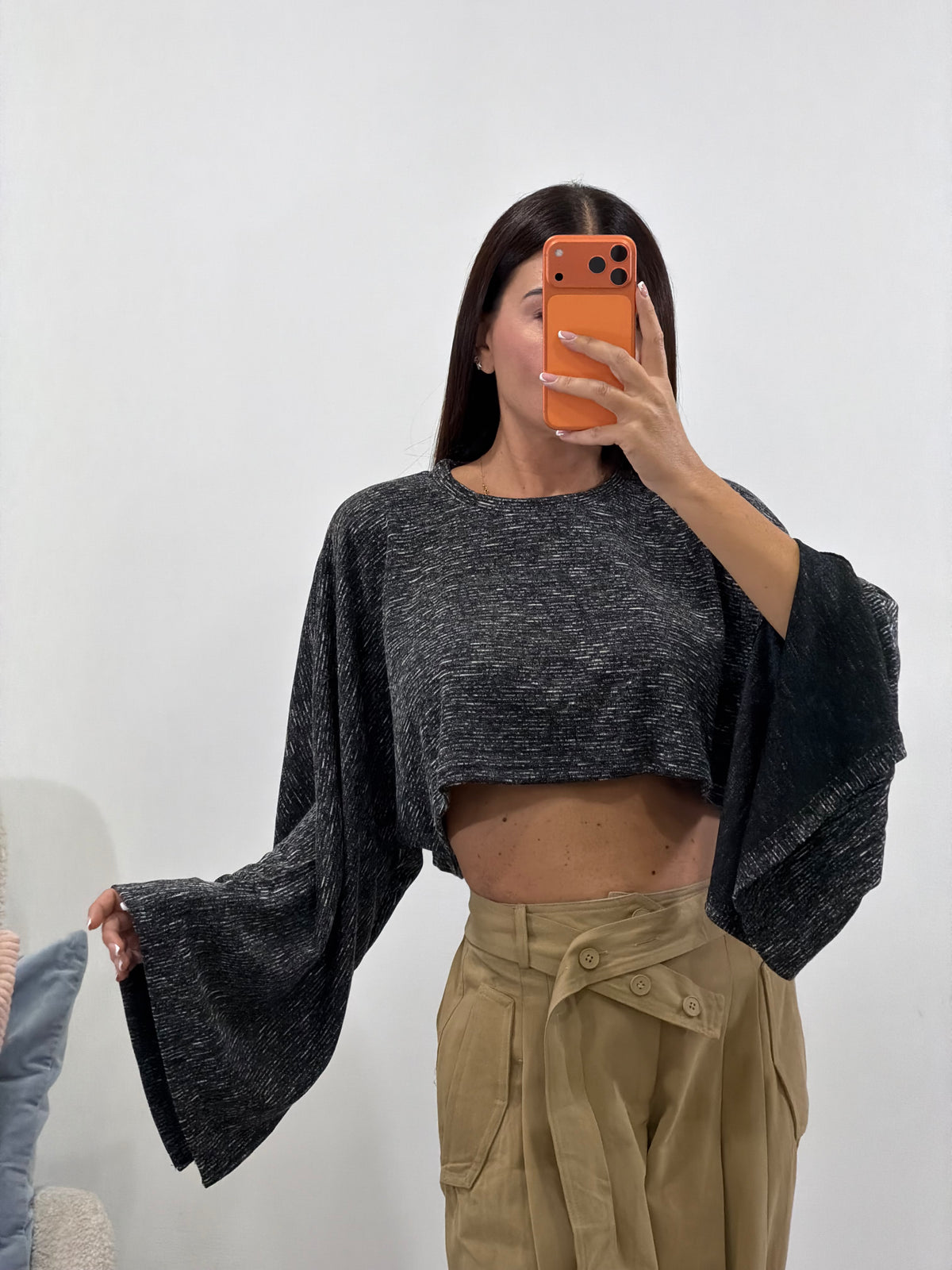 Maglia crop Dea