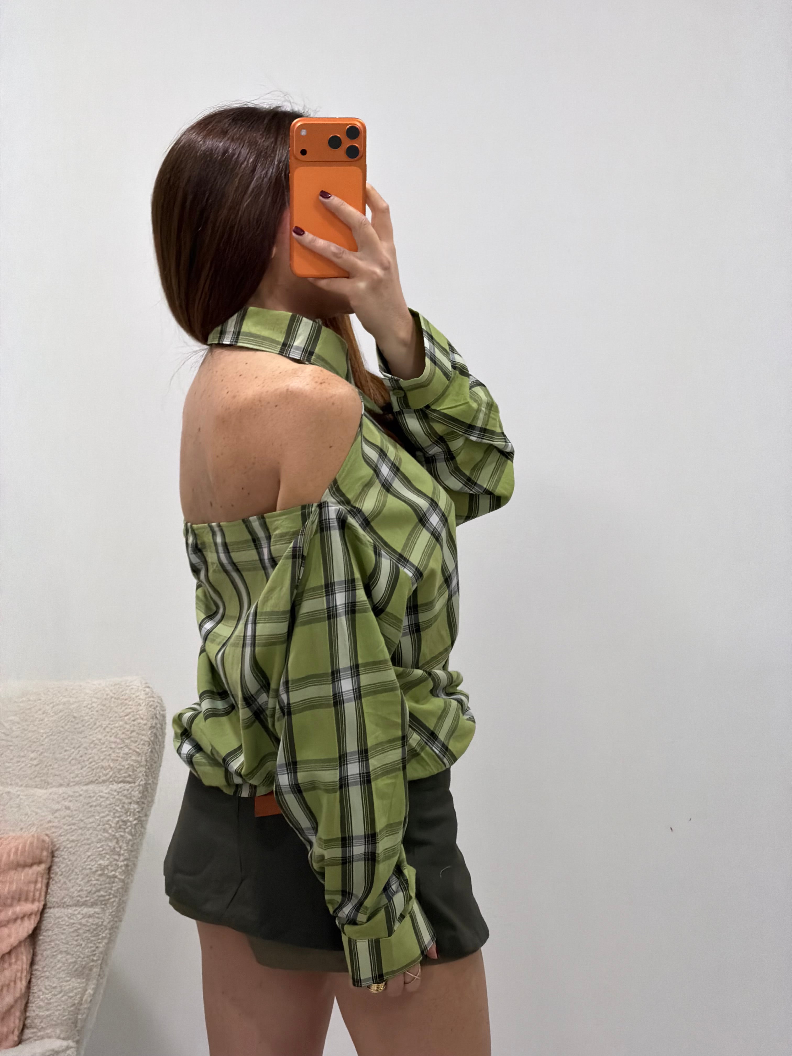 Camicia Ceck scollata