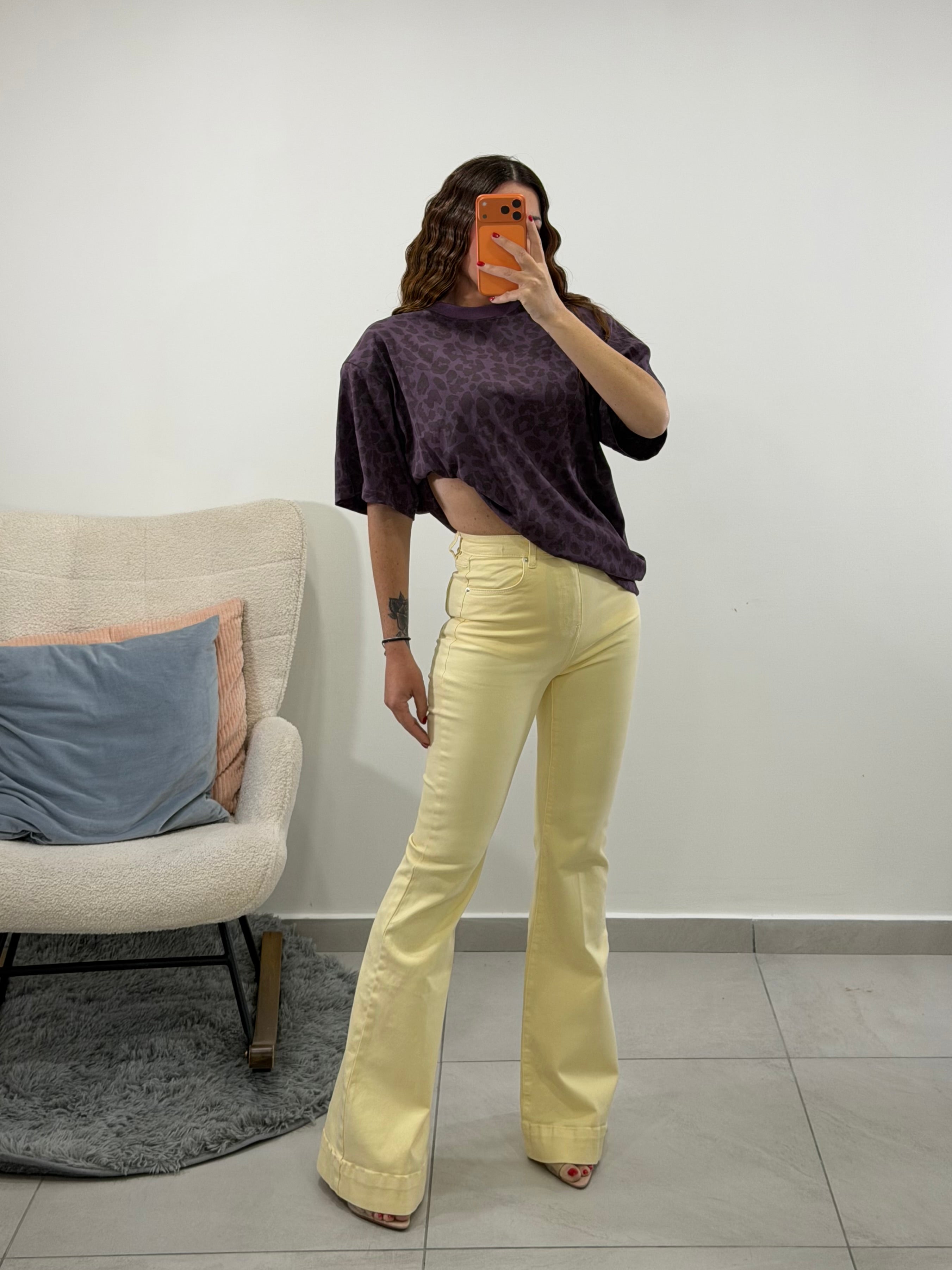 Jeans zampa modellante