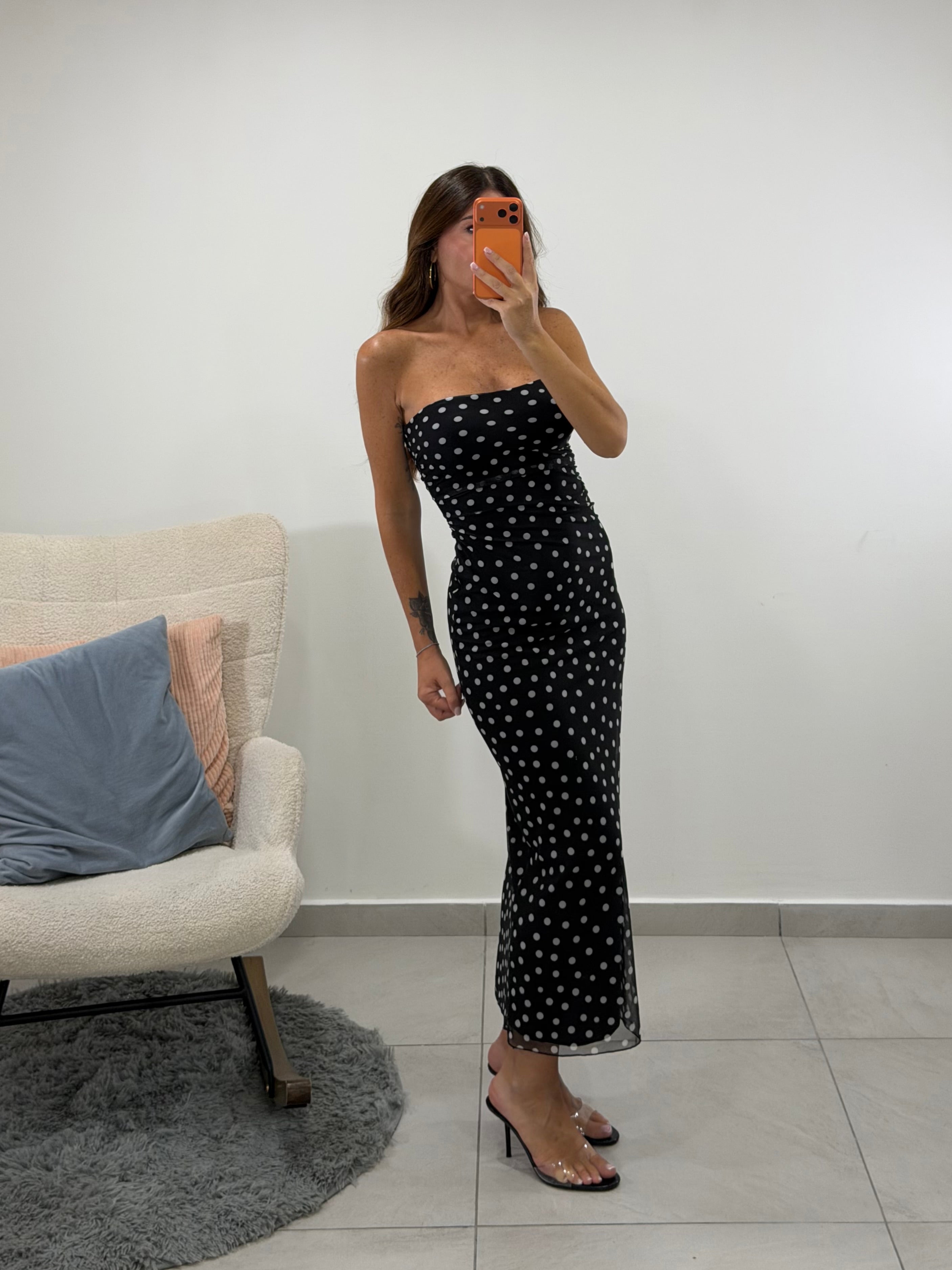 Dress modellante Pois