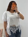 T-shirt macramè