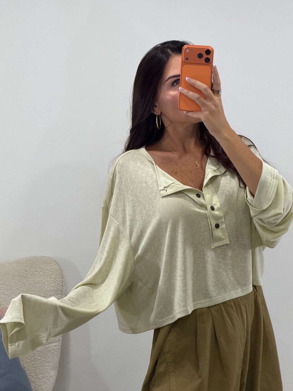 Longsleve Serafino Wonder Crop
