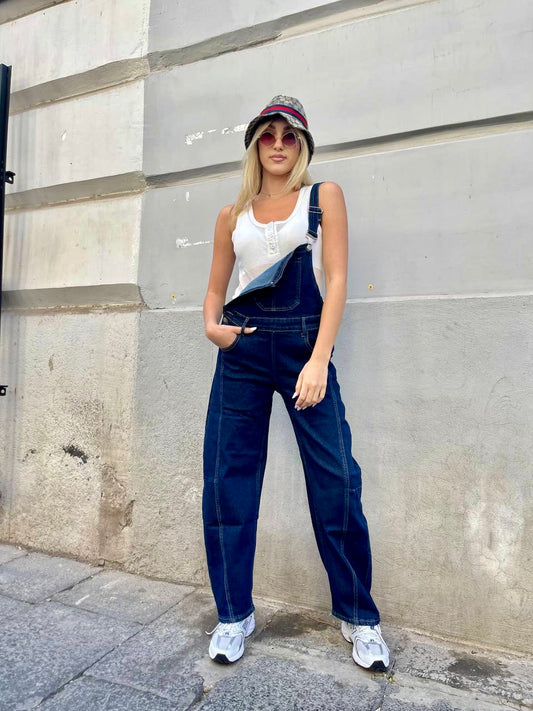 Salopette Blu Jeans