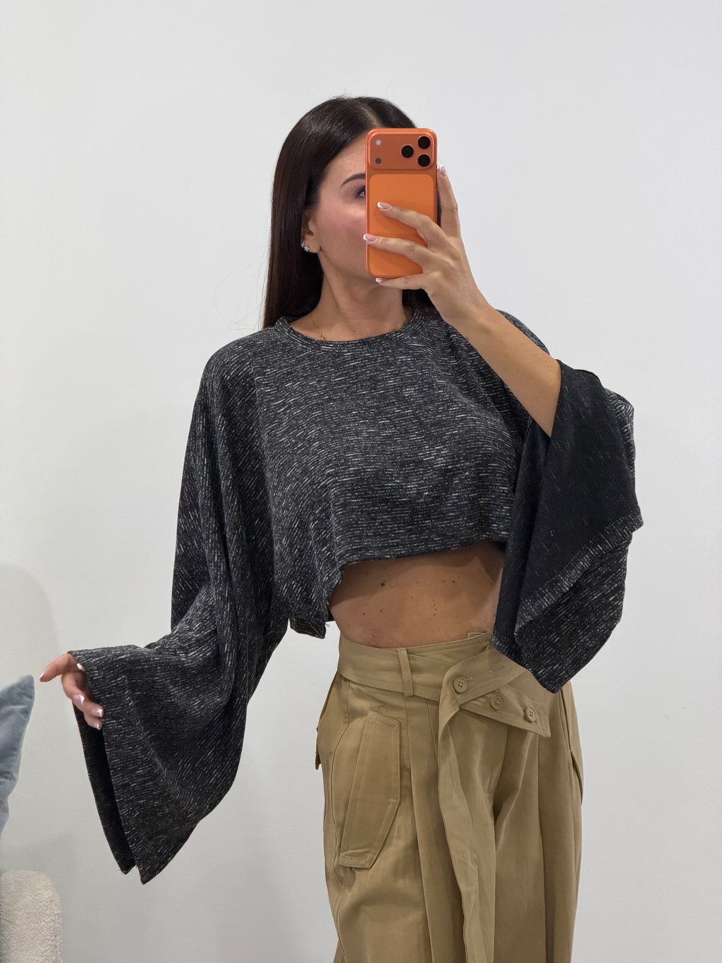 Maglia crop Dea