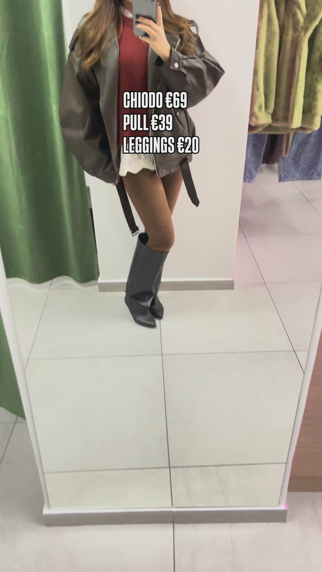 Leggings modellante camoscio